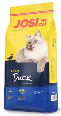 Корм Josera JosiCat Crispy Duck сухий з качкою для дорослих котів 0.65 кг 4032254753377 фото