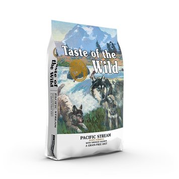 Taste of the Wild Pacific Stream Canine Puppy Formula сухой корм с копченым лососем для щенков всех пород 2 кг 0074198612451 фото