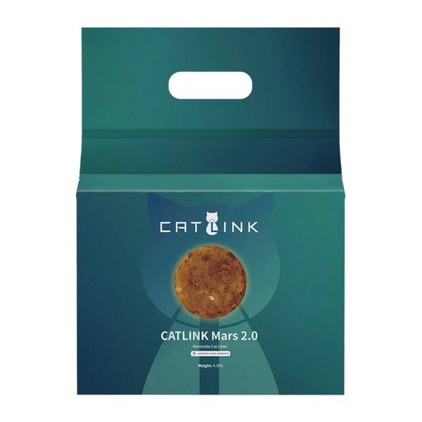 Catlink Mars бентонитовый наполнитель для смарт-туалетов, 4 шт х 4.5 кг 6972884750477 фото