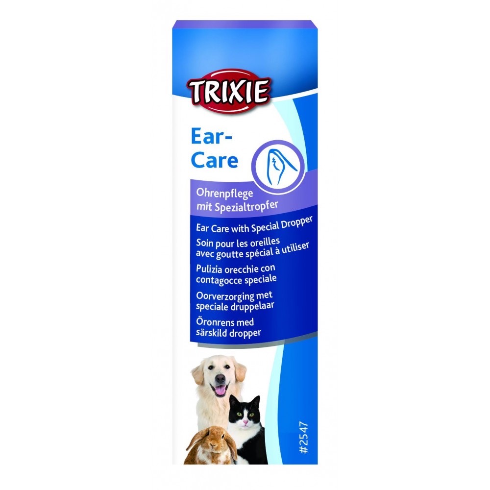 Фото - Прочее для собак Trixie Лосьйон для догляду за вухами тварин  Ear-Care 50 мл 