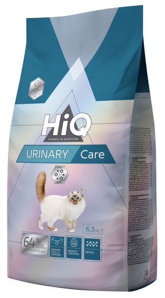 Корм HiQ Urinary care сухий для котів із сечокам'яною хворобою 6.5 кг HIQ45429 фото