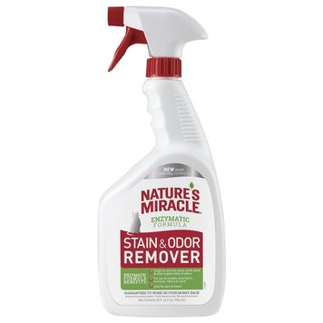 Nature's Miracle Just for Cats Stain & Odor Remover спрей для выведения пятен и удаления запахов от кошек 946 мл 018065969743 фото