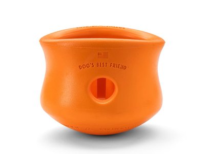 Іграшка для собак West Paw Toppl Dog Toy помаранчева, 12 см 0747473769927 фото