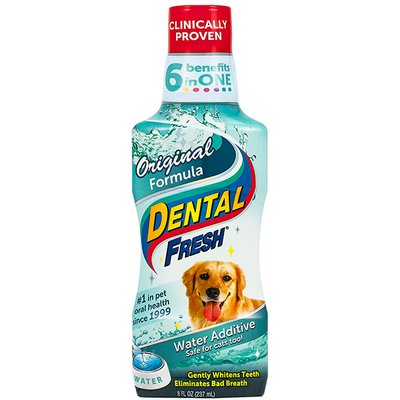 Еліксир від зубного нальоту та запаху з пащі у собак та котів SynergyLabs Dental Fresh 237 мл 736990004222 фото