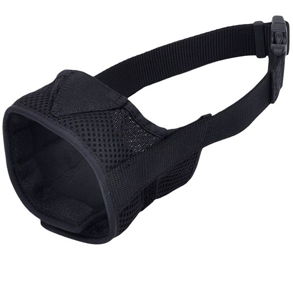 Coastal Best Fit Adjustable Comfort Muzzle намордник нейлоновий для собак, розмір M 01360_BLKMED фото