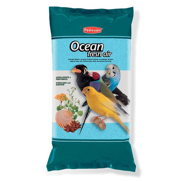 Наполнитель для птиц Padovan Ocean Fresh Air кварцевый 5 кг 8001254001180 фото