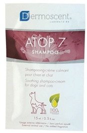 Заспокійливий шампунь-крем Dermoscent ATOP 7 Shampoo для собак и кошек 20 шт * 15 мл 3760098110537 фото