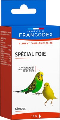 Витамины для птиц Francodex Special Foie для здоровья печени 15 мл 3283021740415 фото