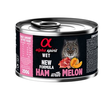 Alpha Spirit Ham With Melon for Adult Cats влажный корм с хамоном для котов 200 гр 8436586310660 фото