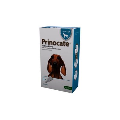 Капли от блох, клещей и глистов для собак весом 4-10 кг Принокат KRKA (Prinocate KRKA) 3838989720735 фото