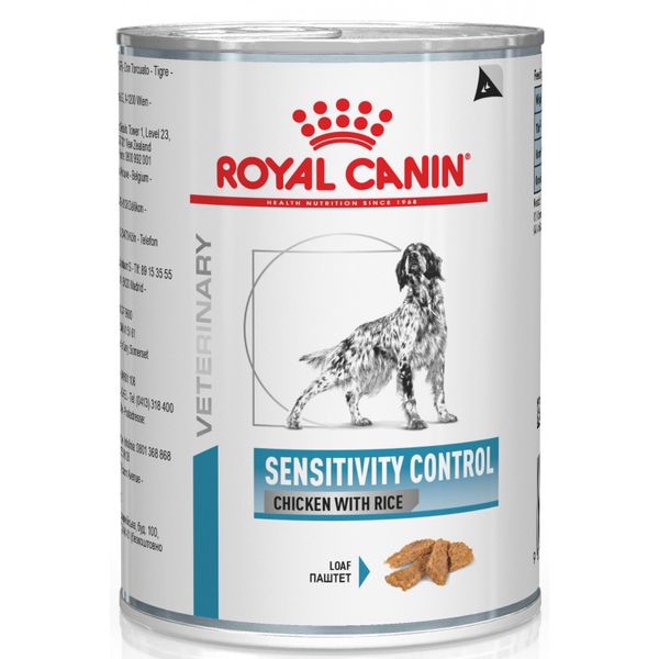 Royal Canin Sensitivity Control Canine Chicken with Rice Cans влажный корм с курицей для собак с пищевой аллергией 420 гр 9003579026595 фото