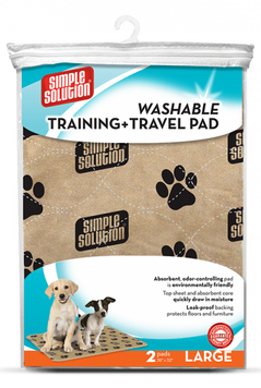 Simple Solution Washable Training Travel Pads пелюшки багаторазові для собак, 76 х 81 см, 2 шт 0010279114438 фото