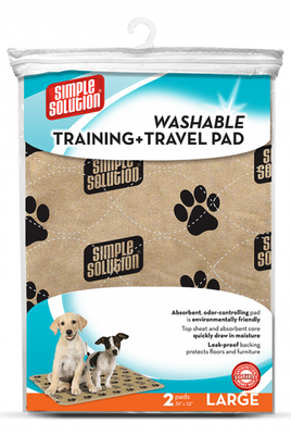 Пеленки многоразовые для собак Simple Solution Washable Training Travel Pads 76 х 81 см 2 шт 0010279114438 фото