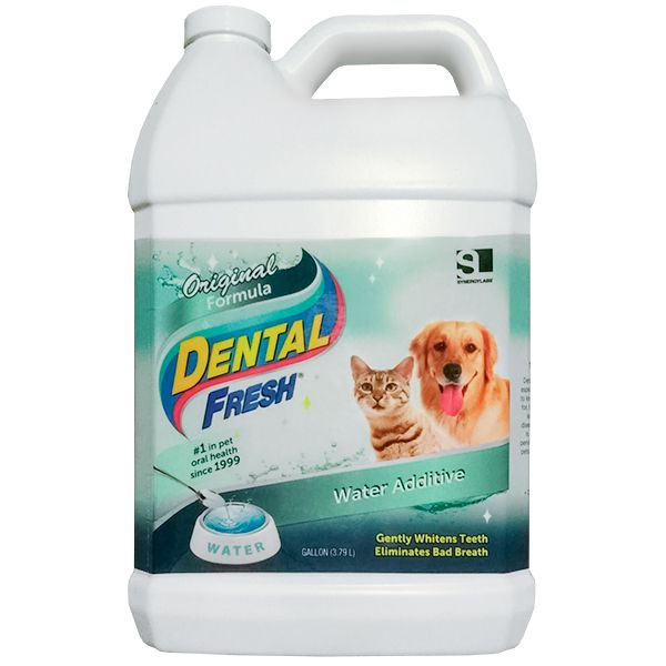 SynergyLabs Dental Fresh эликсир от зубного налета и запаха из пасти у собак и кошек, 3.79 л 736990000118 фото