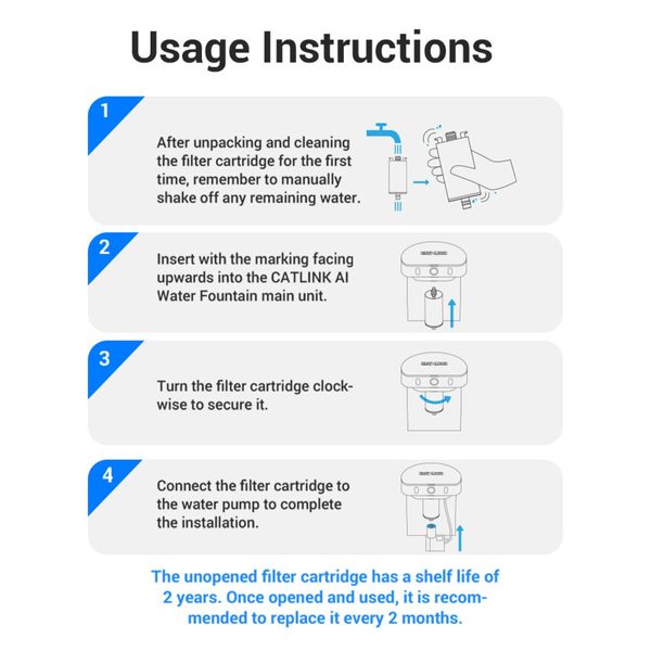 Catlink Water Fountain Filter for Pure 3 змінний фільтр для смарт-поїлок Catlink 6972884750910 фото