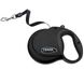 Coastal Power Walker Retractable Leash до 29 кг рулетка для собак, стрічка 4.8 м, чорна 08701_BLKMED фото