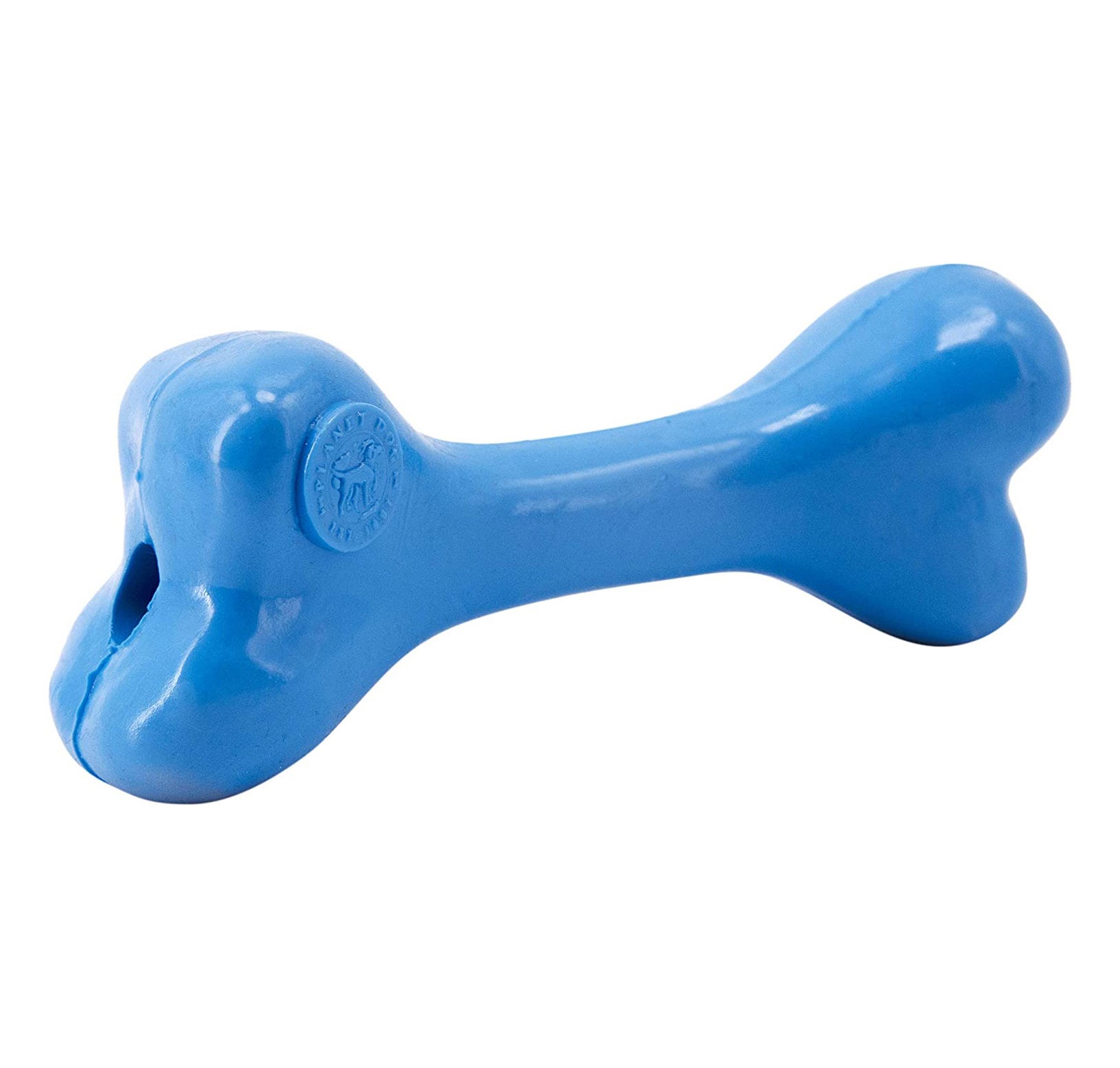 Фото - Игрушка для собаки Outward Hound Іграшка для собак OutwardHound Planet Dog Orbee-Tuff Tug Bone Blue, 12 см 