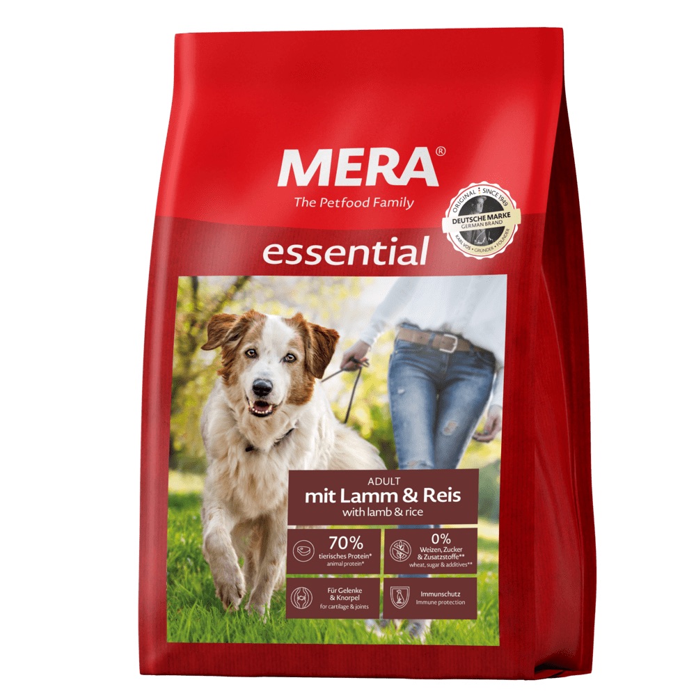 Фото - Корм для собак Mera Корм  Essential Dog Adult Lamm & Reis сухий з ягнятиною для дорослих с 