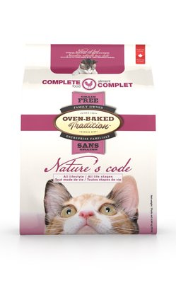 Корм Oven-Baked Tradition Nature’s Code Cat Chicken Grain Free сухой с курицей для взрослых котов 350 гр 9623-350 фото