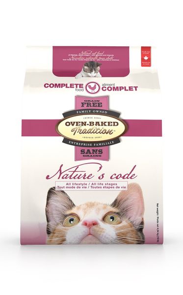 Корм Oven-Baked Tradition Nature’s Code Cat Chicken Grain Free сухий з куркою для дорослих котів 4.54 кг 9623-10 фото