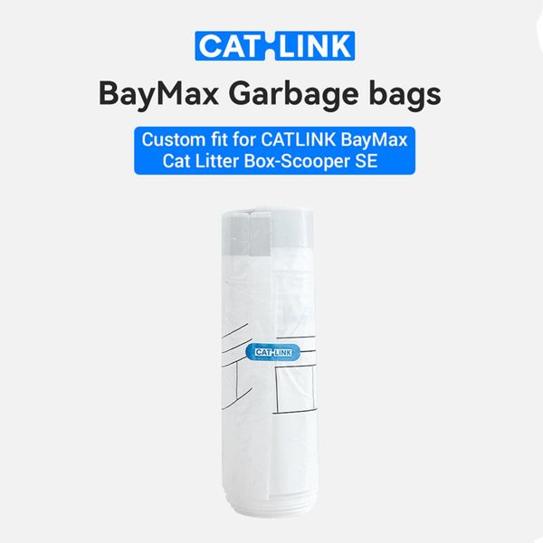 Catlink For Baymax Cat Litter Box змінні мішки для наповнювача для смарт-туалету Catlink Baymax, 40 шт 6972884750897 фото