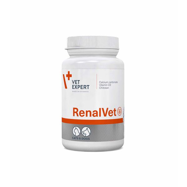 Вітаміни VetExpert RenalVet для котів та собак з хронічною нирковою недостатністю 60 табл 5902768346275 фото