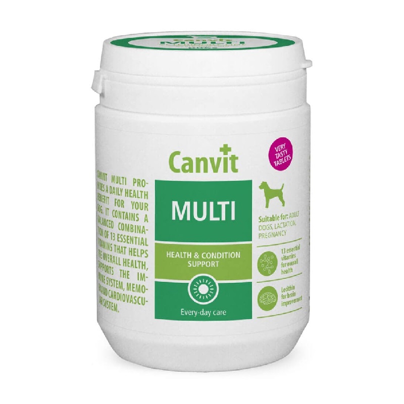 Фото - Інші зоотовари CANVIT Вітаміни  Multi for dogs для зміцнення імунітету у собак різного вік 