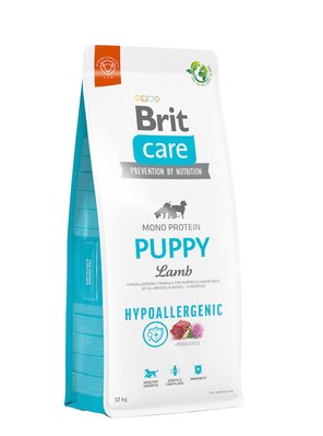Корм Brit Care Puppy All Breed Lamb Hypoallergic сухий гіпоалергенний з ягнятком для цуценят всіх порід 12 кг 8595602558957 фото