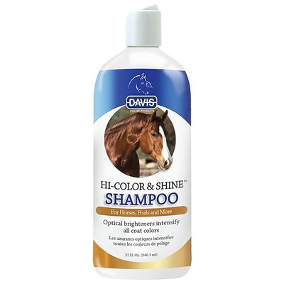 Шампунь для восстановления и усиления цвета шерсти у собак и лошадей Davis Hi-Color & Shine Shampoo 946 мл E.HCSS32 фото
