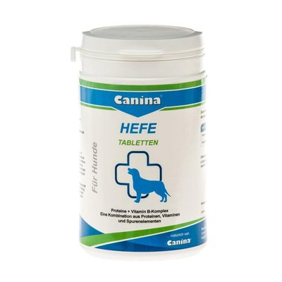 Вітаміни Canina Enzym-Hefe для покращення травлення у собак 310 табл 4027565130009 фото