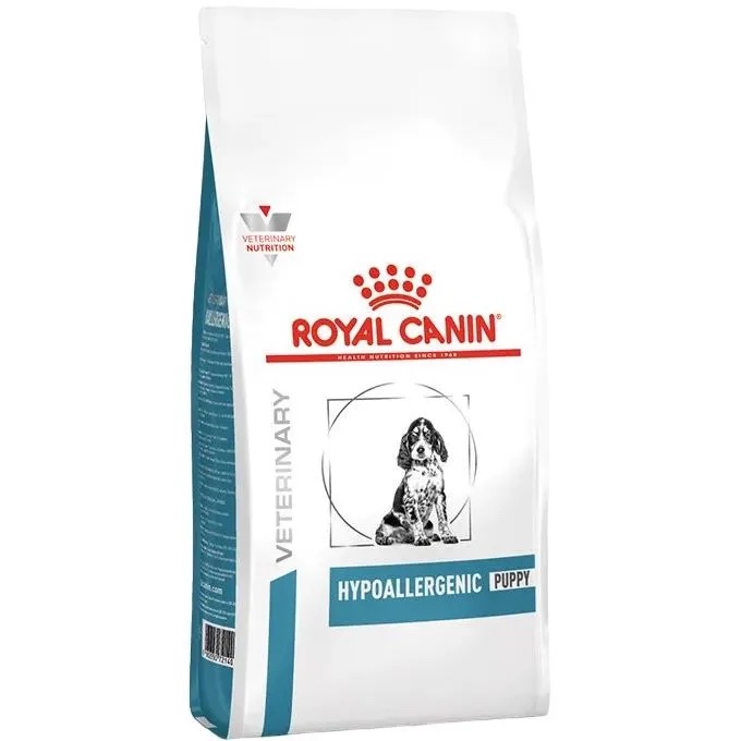 Фото - Корм для собак Royal Canin Корм  Hypoallergenic Puppy сухий для цуценят при харчовій непер 
