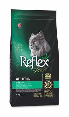 Корм Reflex Plus Cat Adult Urinary сухий для профілактики захворювань сечостатевої системи у котів 1.5 кг RFX-310 фото
