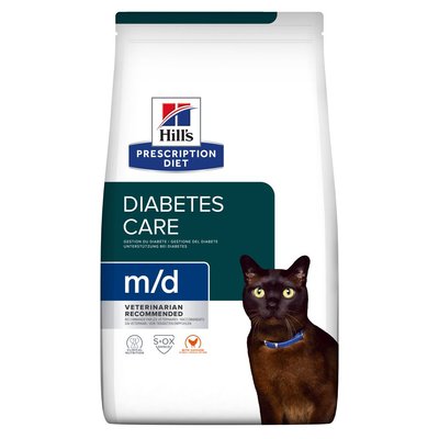 Корм Hill's Prescription Diet Feline M/D сухий для лікування діабету у котів 1.5 кг 052742868509 фото