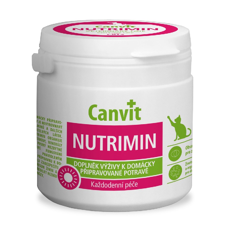 Фото - Інші зоотовари CANVIT Вітаміни  Nutrimin for cats для зміцнення імунітету у котів різного 