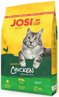 Корм Josera JosiCat Crunchy Chicken сухий з куркою для дорослих котів 10 кг 4032254776000 фото