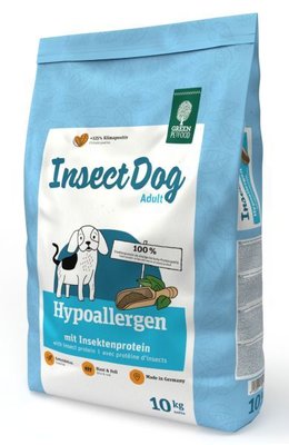 Корм Green Petfood InsectDog Hypoallergen Dog Adult сухий беззерновий гіпоалергенний з білком комах для дорослих собак із харчовою алергією 10 кг 4032254748069 фото