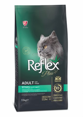 Корм Reflex Plus Cat Adult Urinary сухий для профілактики захворювань сечостатевої системи у котів 15 кг RFX-410 фото
