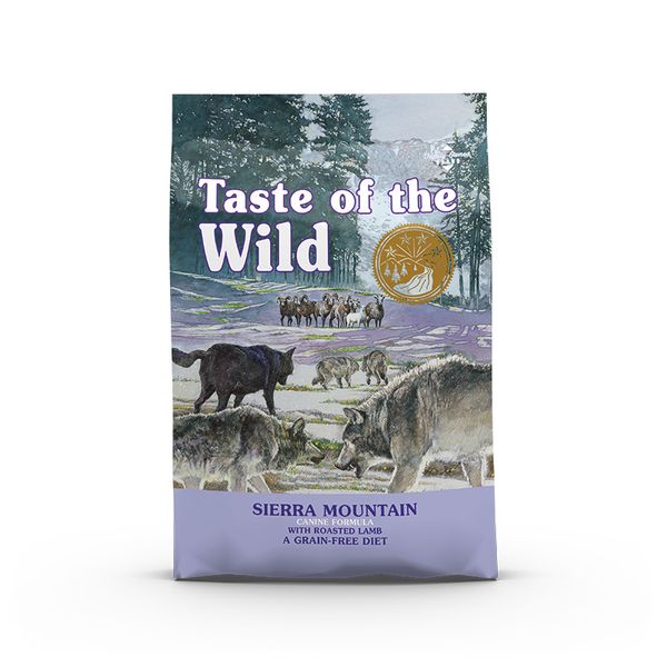 Taste of the Wild Sierra Mountain Canine Formula сухой корм с запеченным ягненком для собак всех пород на всех стадиях жизни 2 кг 0074198612345 фото