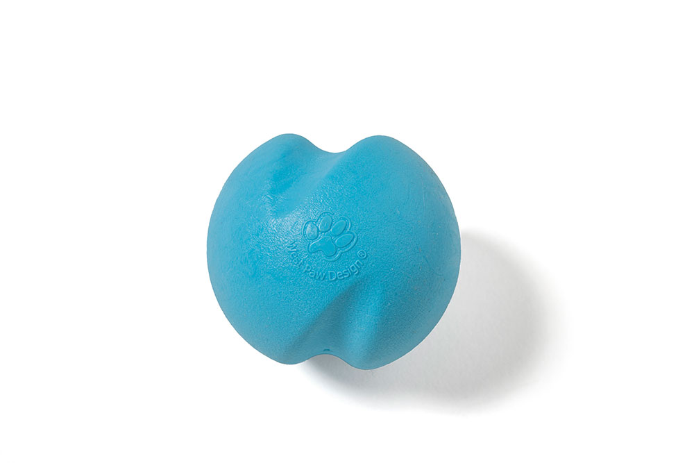 Фото - Іграшка для собаки West Paw Іграшка для собак  Jive Dog Ball блакитна, 5 см 