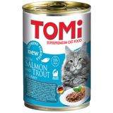 купить TOMi Salmon Trout влажный корм для котов с лососем и форелью 400 гр 4003024157053 фото