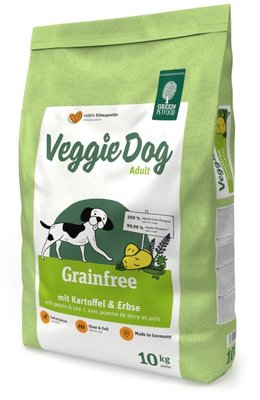 Корм Green Petfood VeggieDog Grainfree Adult сухий беззерновий вегетаріанський корм із картоплею та горохом для дорослих собак 10 кг 4032254748045 фото