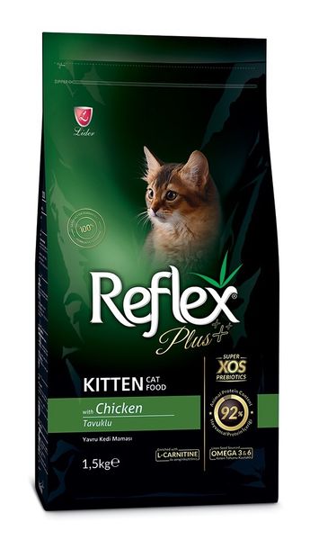 Reflex Plus Kitten Chicken сухий корм з куркою для кошенят 1.5 кг RFX-301 фото