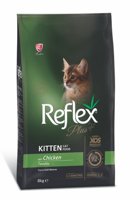 Корм Reflex Plus Kitten Chicken сухий з куркою для кошенят 8 кг RFX-P321 фото