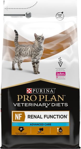 Purina Veterinary Diets NF Renal сухий корм для котів із захворюваннями нирок 1.5 кг 7613287886279 фото