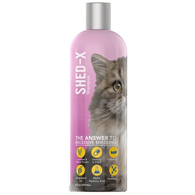 Шампунь против линьки у котов SynergyLabs Shed-X Shampoo 273 мл 736990005304 фото