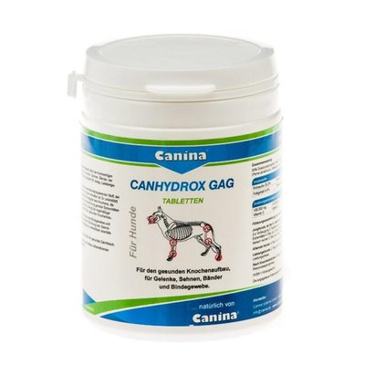 Вітаміни Canina PETVITAL Canhydrox GAG для відновлення кісток та суглобів у собак 120 табл 4027565123506 фото