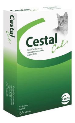Таблетки від глистів для котів Ceva Cestal Cat (Цестал Кет) 8 табл 3411113018177 фото