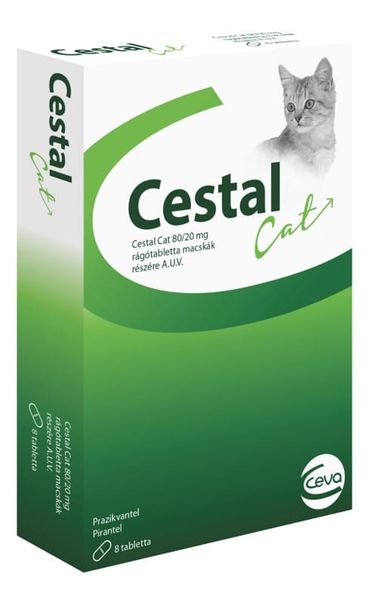 Ceva Cestal Cat (Цестал Кэт) таблетки от глистов для кошек, 8 табл 3411113018177 фото