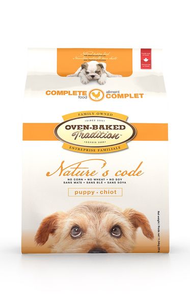 Корм Oven-Baked Tradition Nature's Code Puppy Chicken сухий з куркою для щенят 11.34 кг 9621-25 фото
