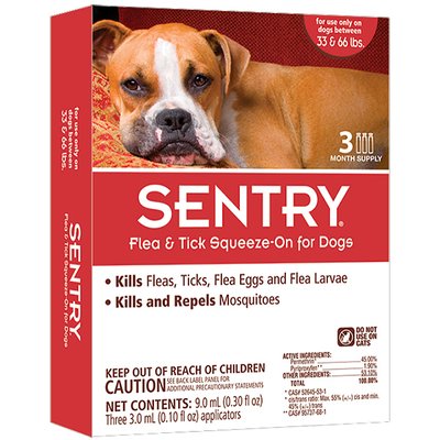 Краплі від бліх та кліщів Sentry Flea & Tick для собак вагою 15-30 кг, 1 шт 73091023647 фото